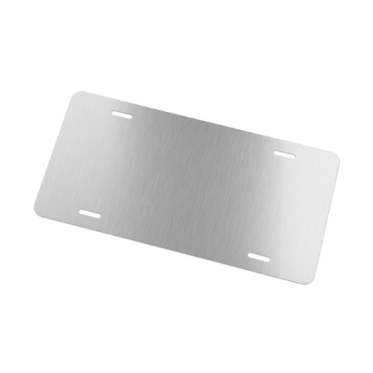 Killspec Logo Vanity Plate Black/Brushed Metal Tag