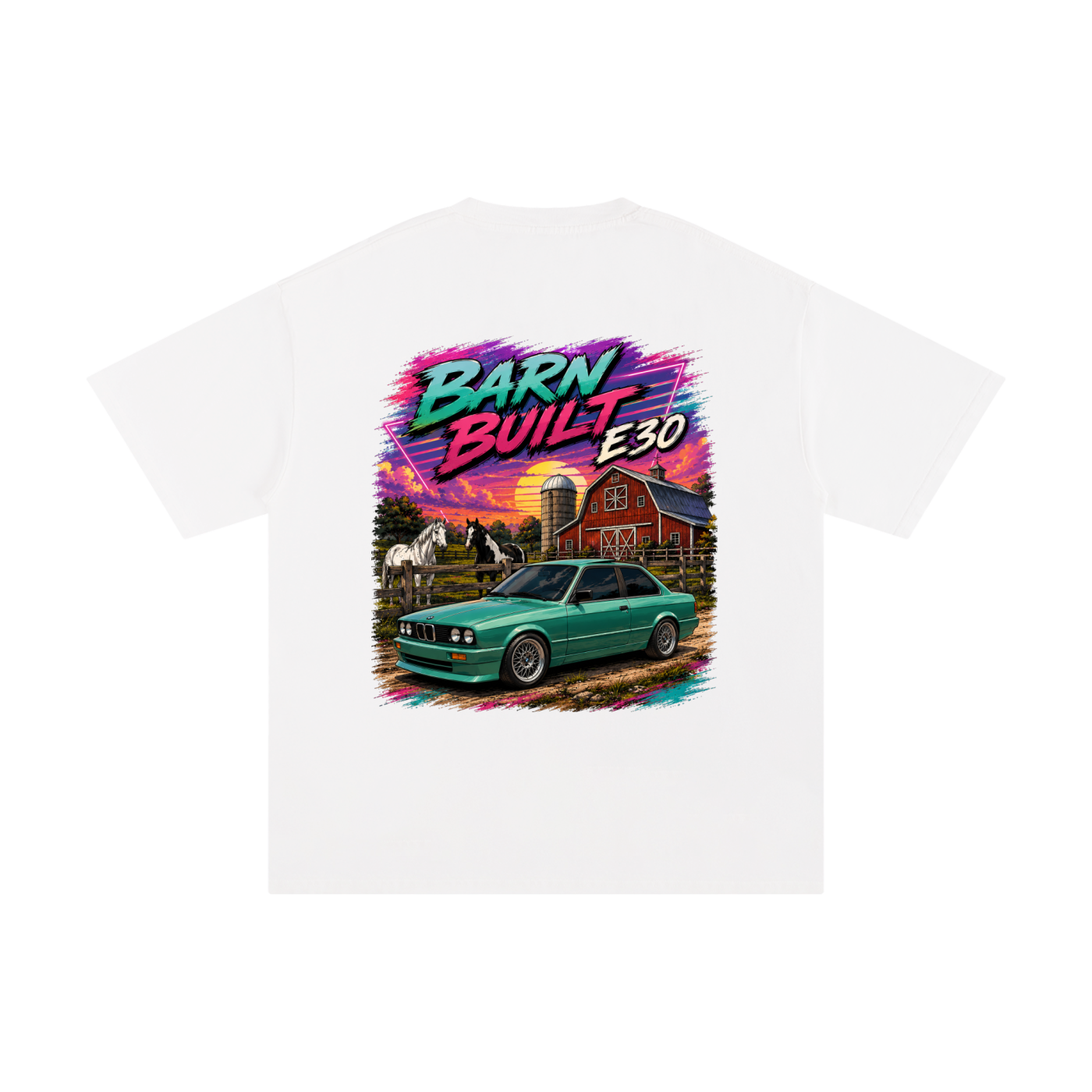 Barn Built E30 Unisex Pure Cotton T-Shirt