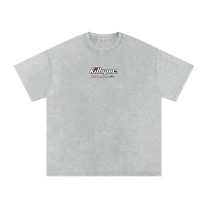 Killspec "Built for passion" Snow Washed Oversized Cotton T-Shirt