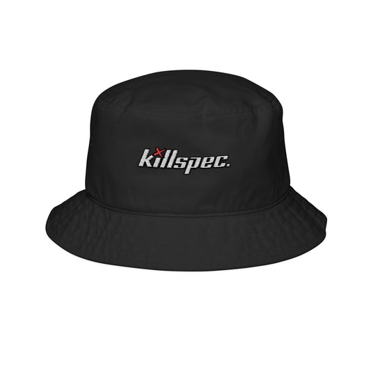 Embroidered 'Killspec' Graphic Bucket Hat