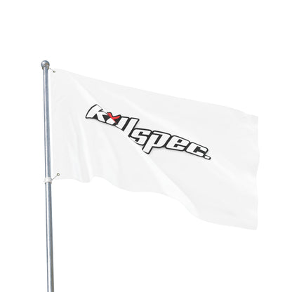Killspec Logo Double-Sided Flag —Garage Banner