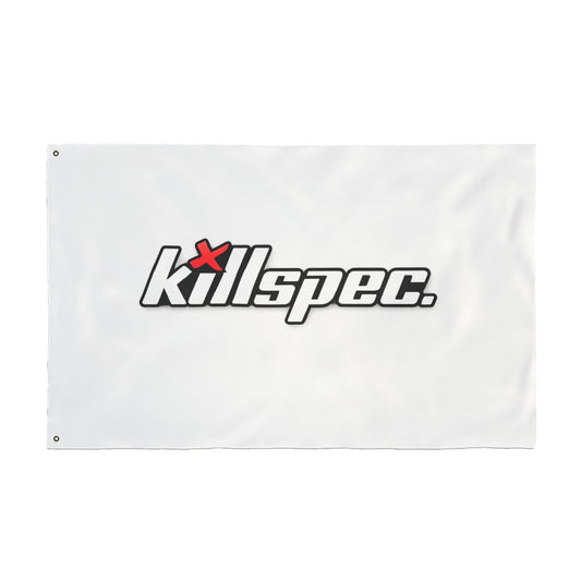 Killspec Logo Double-Sided Flag —Garage Banner